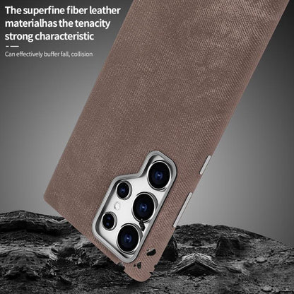 VIETAO Retro Denim Texture PU Leather MagSafe Phone Case