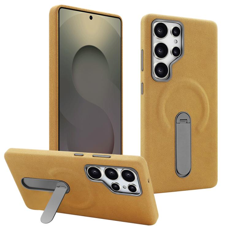 VIETAO Suede MagSafe PU Leather Phone Case with Holder