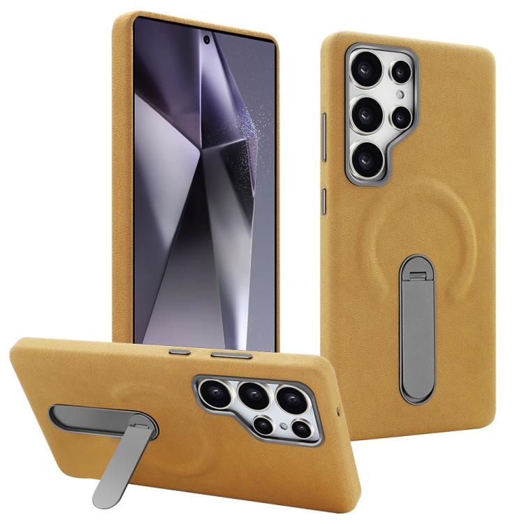 VIETAO Suede MagSafe PU Leather Phone Case with Holder