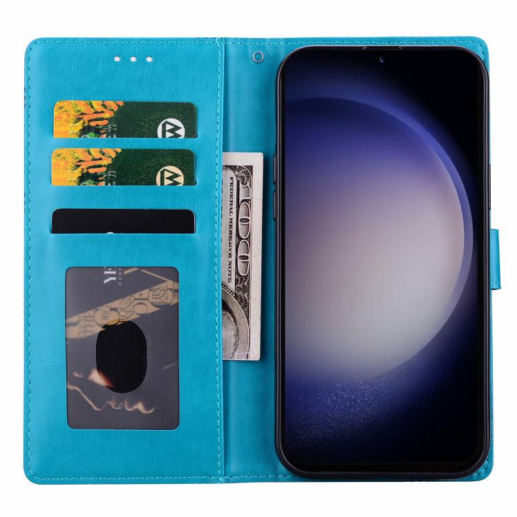 Embossed Checkered Leather Phone Case