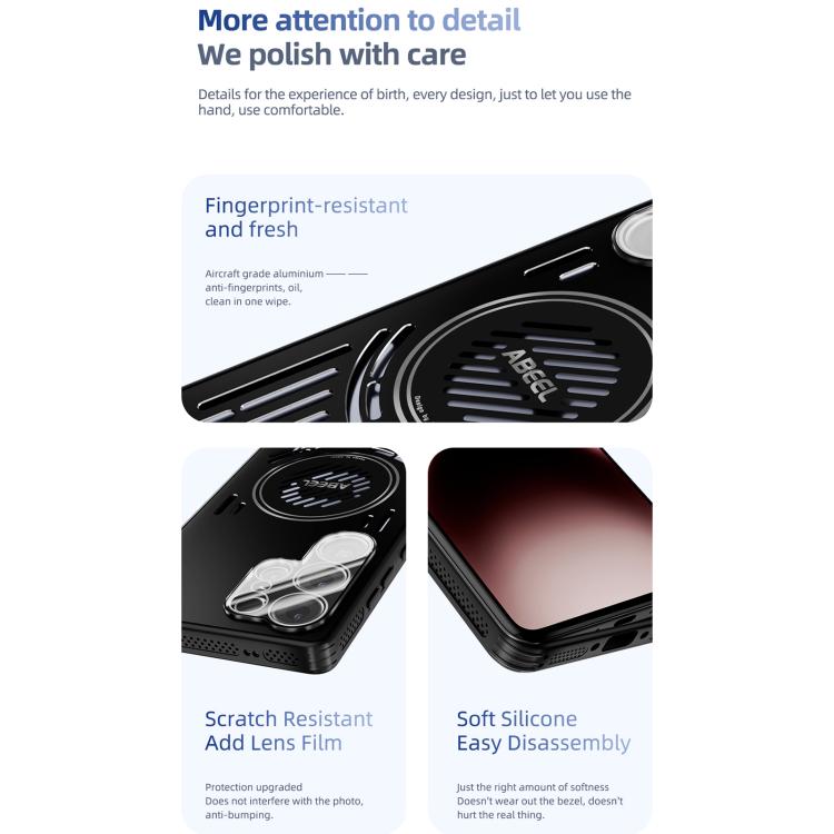 ABEEL Ice Fox Series Magsafe Heat Sink Cooling Phone Case