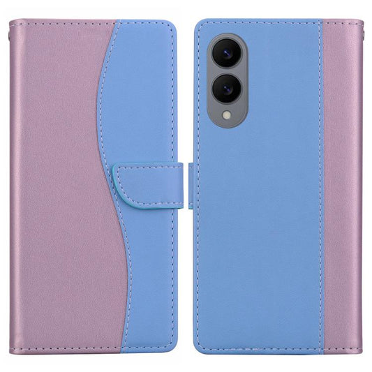 Embossed Two-Color Leather Phone Case