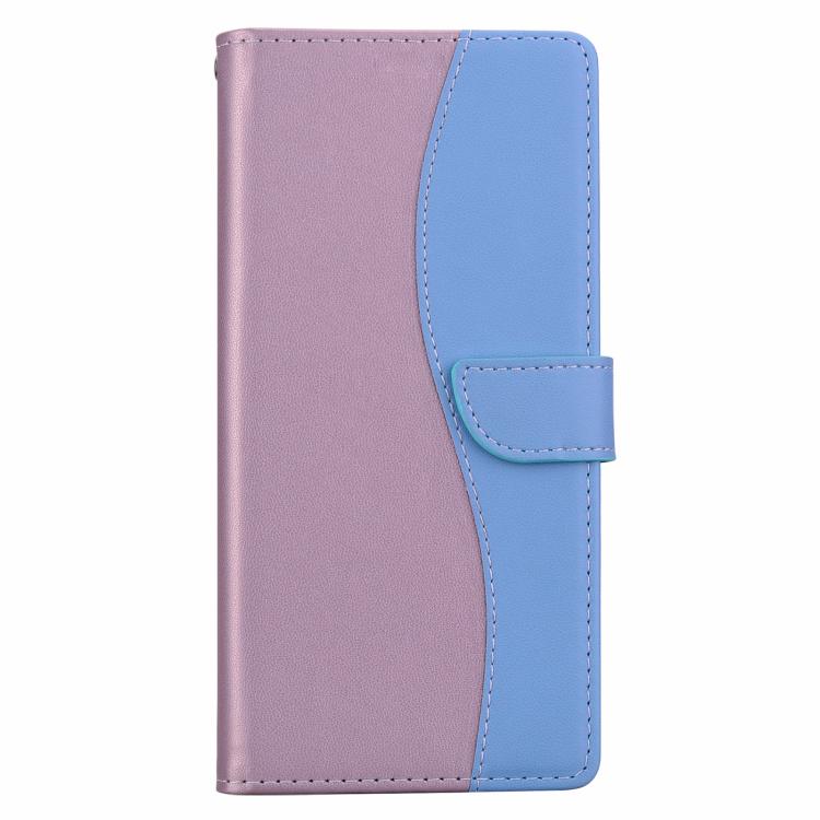 Embossed Two-Color Leather Phone Case