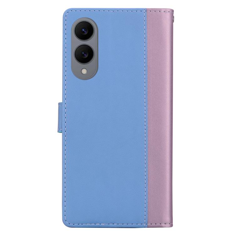 Embossed Two-Color Leather Phone Case