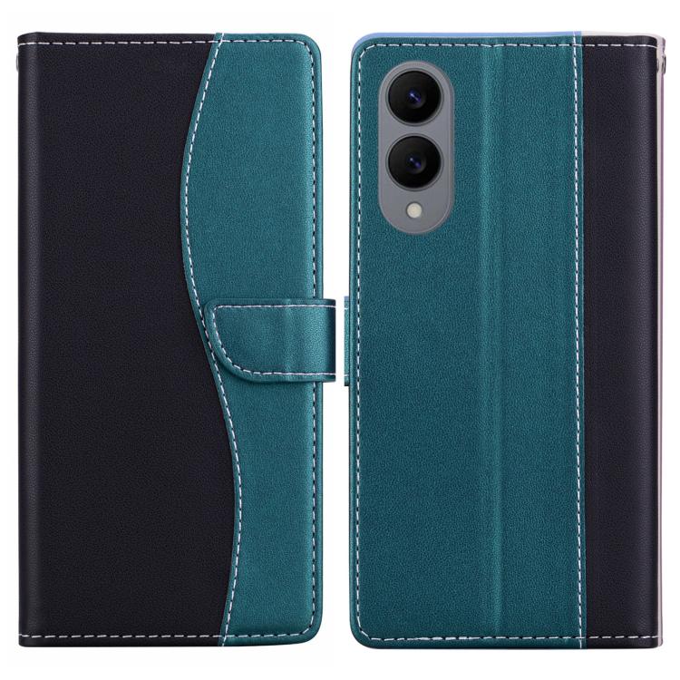Embossed Two-Color Leather Phone Case