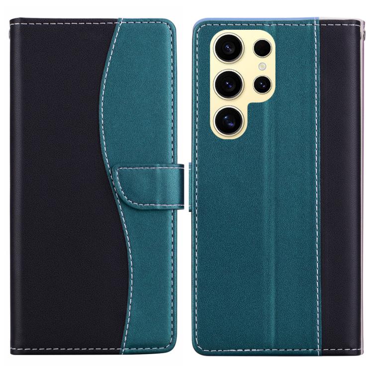 Embossed Two-Color Leather Phone Case