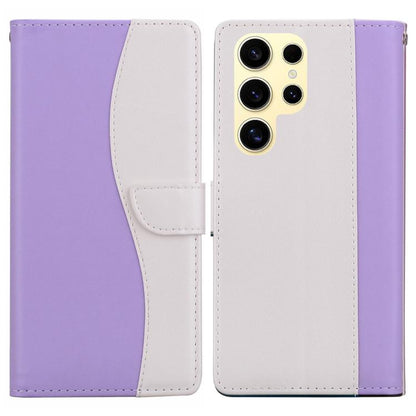 Embossed Two-Color Leather Phone Case