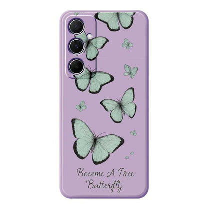 A Series Minimalist TPU Creative Painted Phone Case