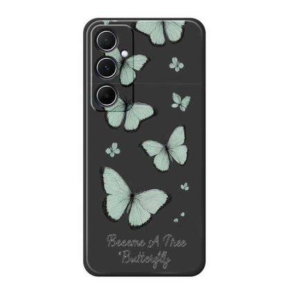A Series Minimalist TPU Creative Painted Phone Case