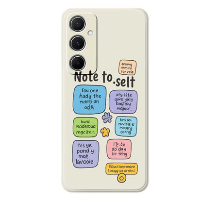 B Series Minimalist TPU Creative Painted Phone Case