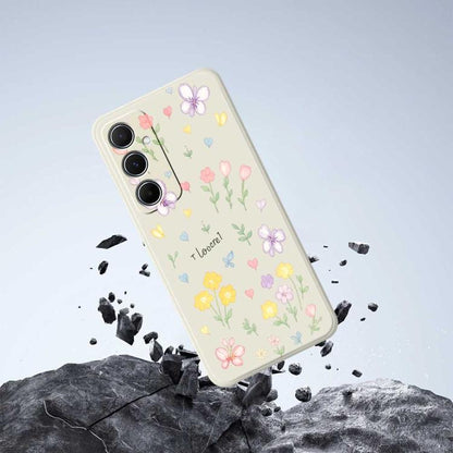 B Series Minimalist TPU Creative Painted Phone Case