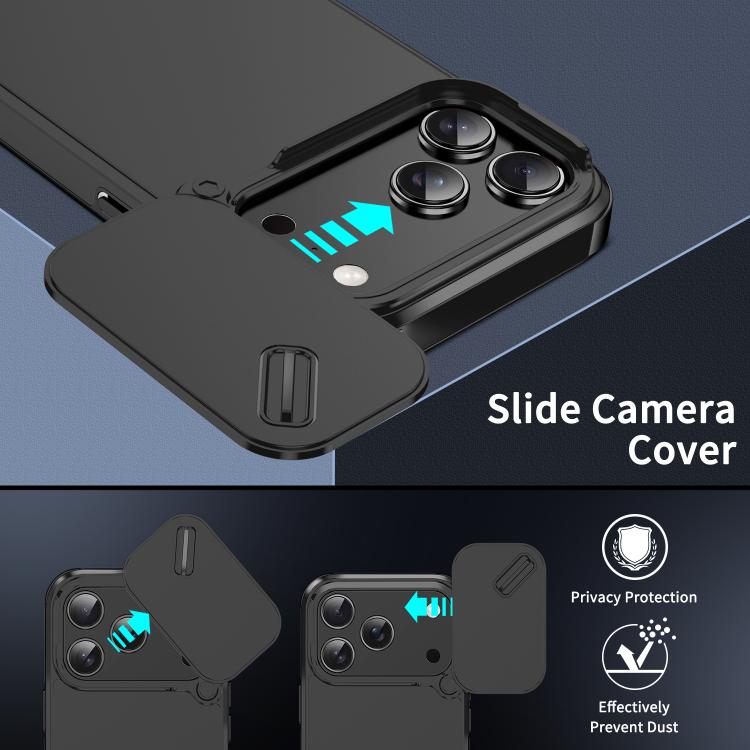 Sliding Camshield TPU + PC Phone Case