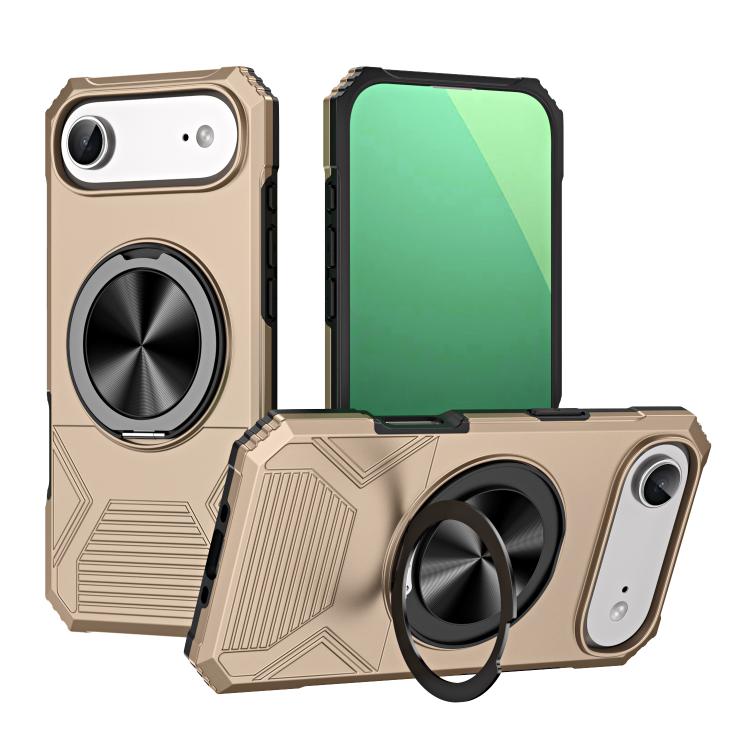 Alloy Rotating Holder MagSafe Shockproof Phone Case