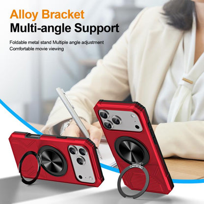 Alloy Rotating Holder MagSafe Shockproof Phone Case