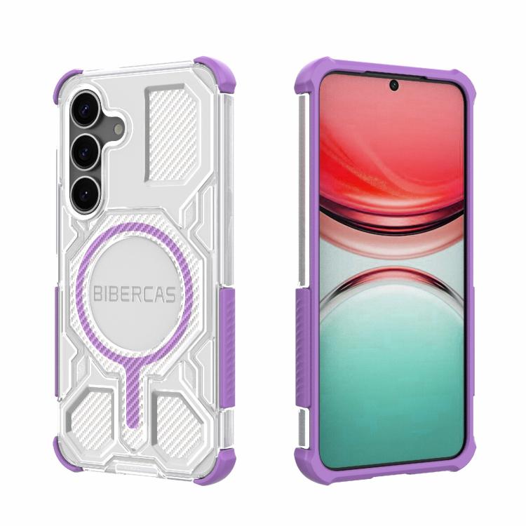 BIBERCAS Transparent Color Series MagSafe Air Bag Shockproof Phone Case