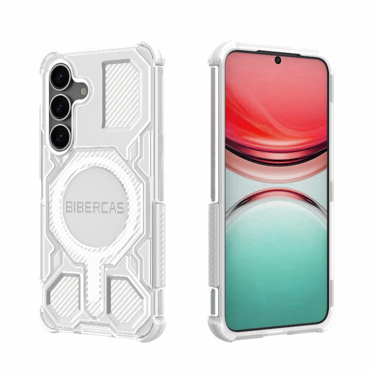 BIBERCAS Transparent Color Series MagSafe Air Bag Shockproof Phone Case