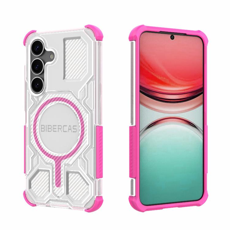 BIBERCAS Transparent Color Series MagSafe Air Bag Shockproof Phone Case