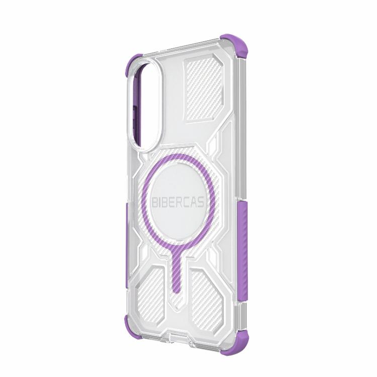 BIBERCAS Transparent Color Series MagSafe Air Bag Shockproof Phone Case