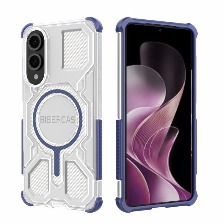 BIBERCAS Transparent Color Series MagSafe Air Bag Shockproof Phone Case