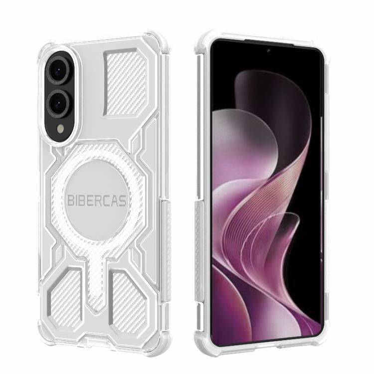 BIBERCAS Transparent Color Series MagSafe Air Bag Shockproof Phone Case