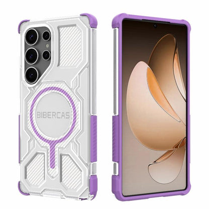 BIBERCAS Transparent Color Series MagSafe Air Bag Shockproof Phone Case