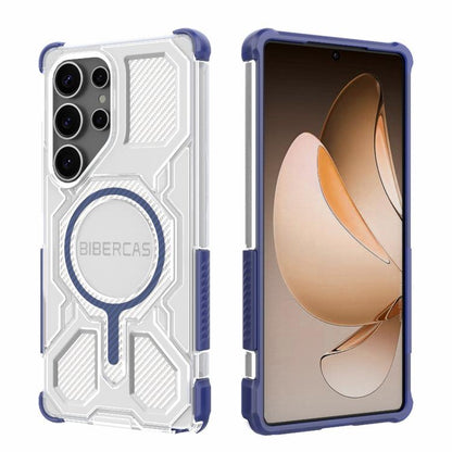 BIBERCAS Transparent Color Series MagSafe Air Bag Shockproof Phone Case