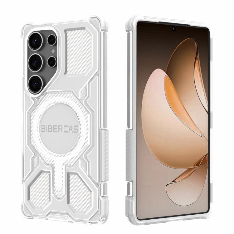 BIBERCAS Transparent Color Series MagSafe Air Bag Shockproof Phone Case