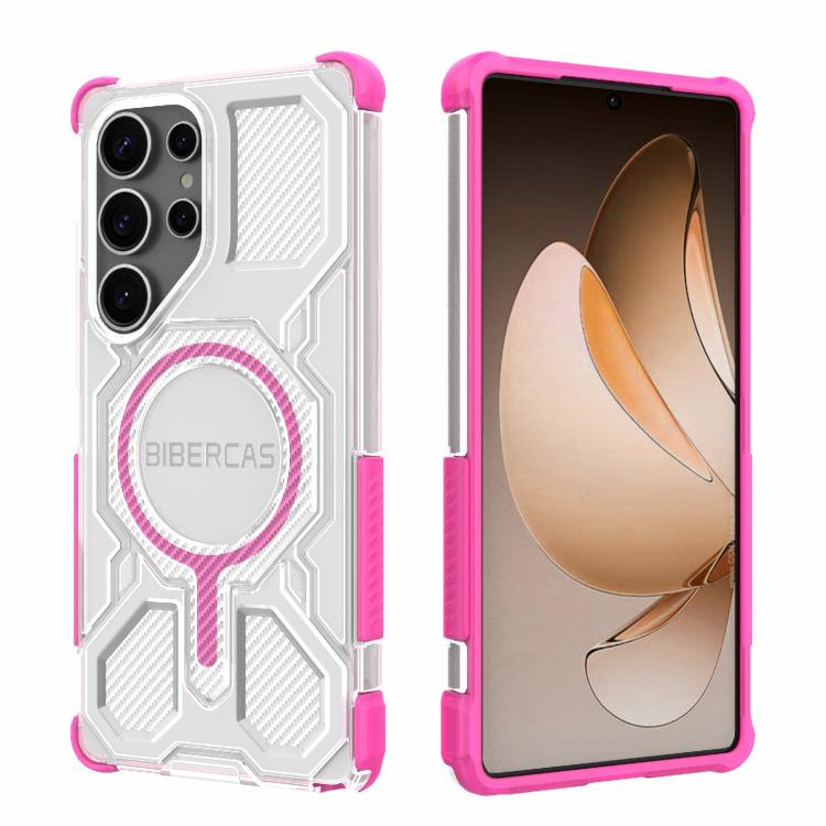 BIBERCAS Transparent Color Series MagSafe Air Bag Shockproof Phone Case