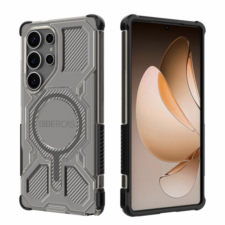 BIBERCAS Transparent Color Series MagSafe Air Bag Shockproof Phone Case