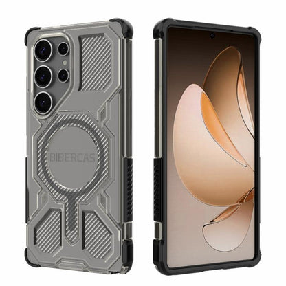 BIBERCAS Transparent Color Series MagSafe Air Bag Shockproof Phone Case