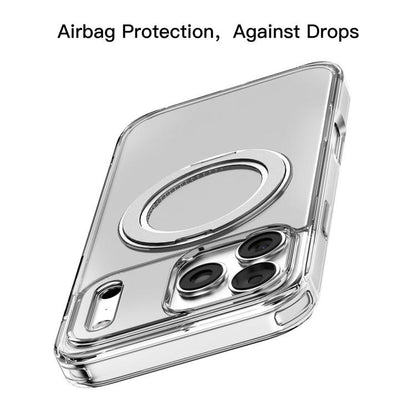 Mutural Ice Amber Series MagSafe Holder TPU Phone Case