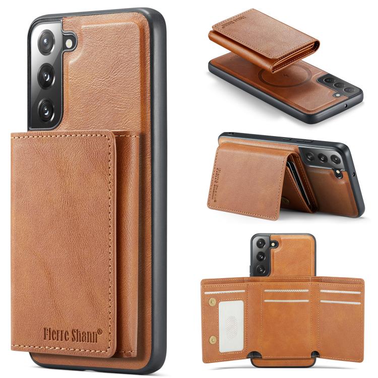 Fierre Shann 2 in 1 Holder RFID Card Slot Wallet MagSafe Phone Case