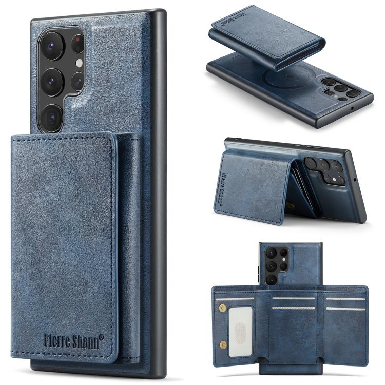 Fierre Shann 2 in 1 Holder RFID Card Slot Wallet MagSafe Phone Case