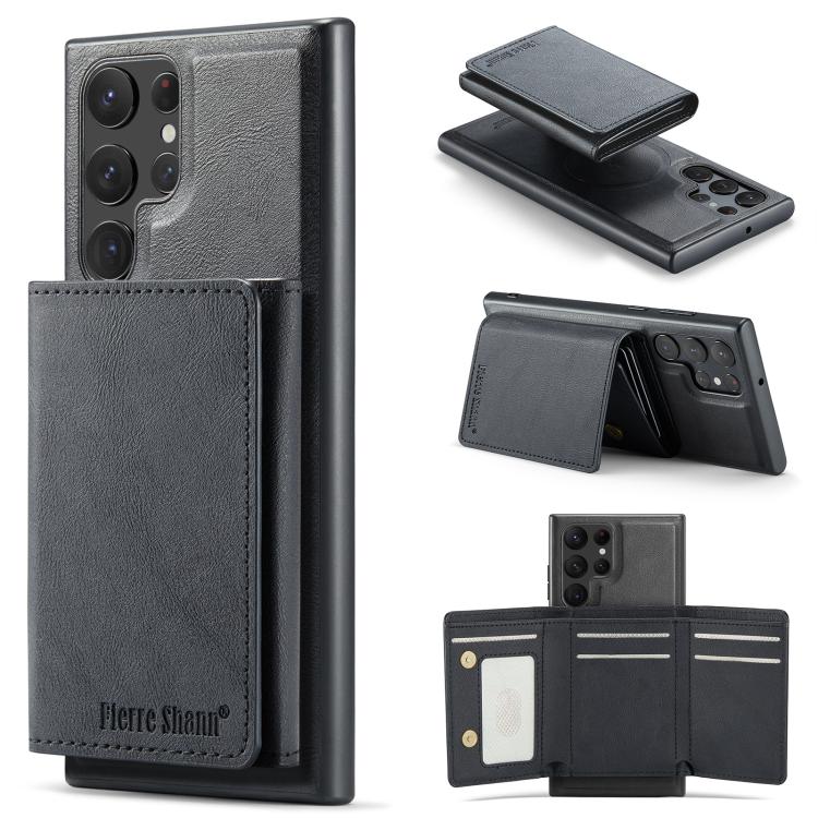 Fierre Shann 2 in 1 Holder RFID Card Slot Wallet MagSafe Phone Case