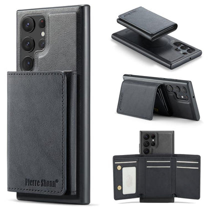 Fierre Shann 2 in 1 Holder RFID Card Slot Wallet MagSafe Phone Case