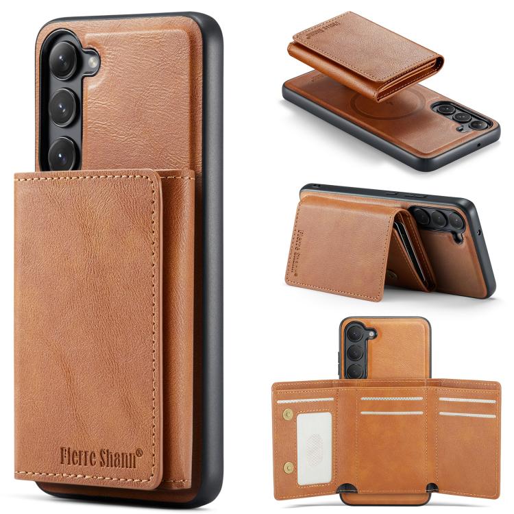 Fierre Shann 2 in 1 Holder RFID Card Slot Wallet MagSafe Phone Case