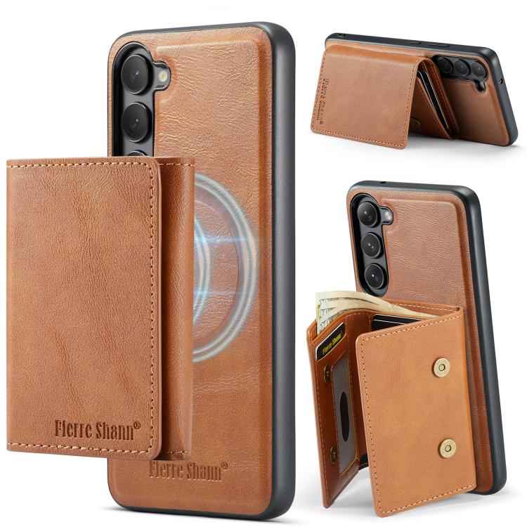 Fierre Shann 2 in 1 Holder RFID Card Slot Wallet MagSafe Phone Case