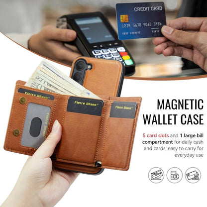 Fierre Shann 2 in 1 Holder RFID Card Slot Wallet MagSafe Phone Case