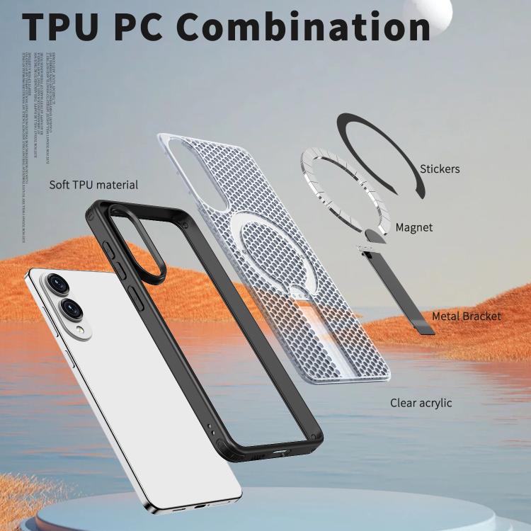 kalebol Honeycomb Cooling MagSafe Holder Phone Case