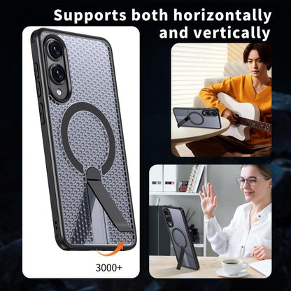 kalebol Honeycomb Cooling MagSafe Holder Phone Case