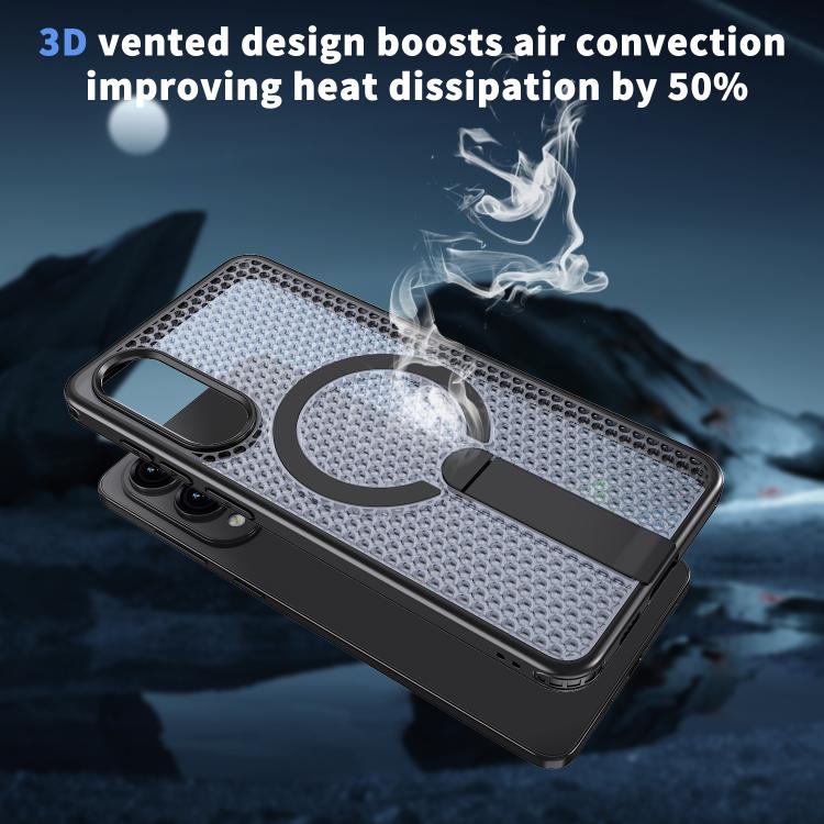 kalebol Honeycomb Cooling MagSafe Holder Phone Case