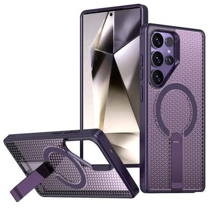 kalebol Honeycomb Cooling MagSafe Holder Phone Case