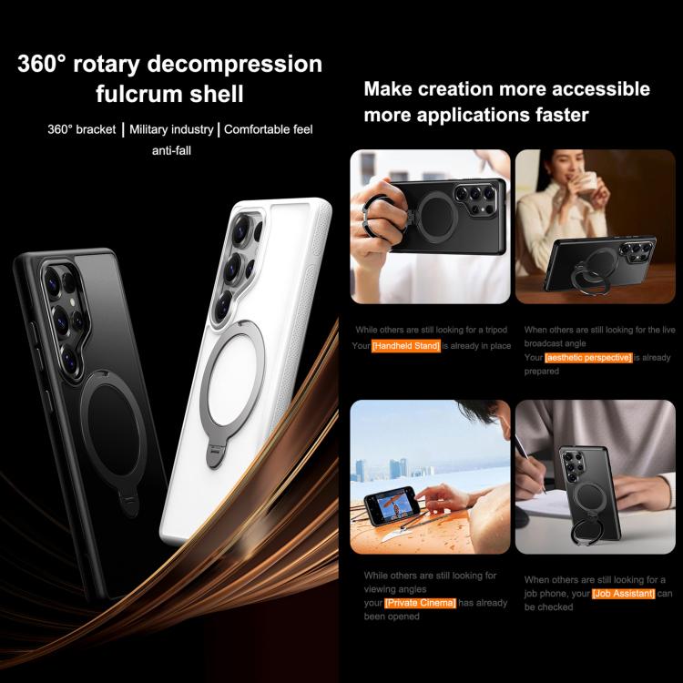 Gear-Style Stress Relief 360 Rotation Holder MagSafe Phone Case