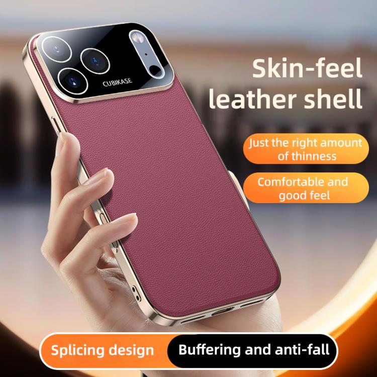 Skin Feel Leather Texture Cooling Phone Case
