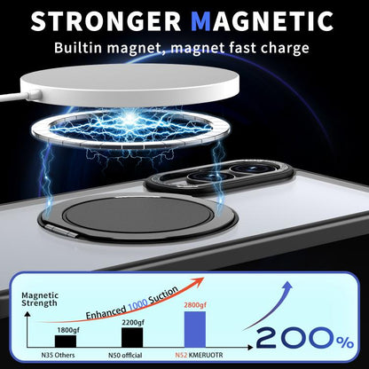 Kalebol 360-degree Rotating MagSafe Magnetic Holder Phone Case