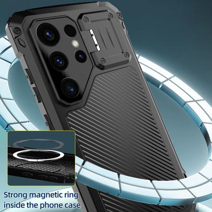 Shockproof Life Waterproof Dustproof Metal MagSafe Phone Case