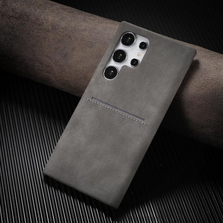 Skin Feel Sheepskin Card Slot Phone Case