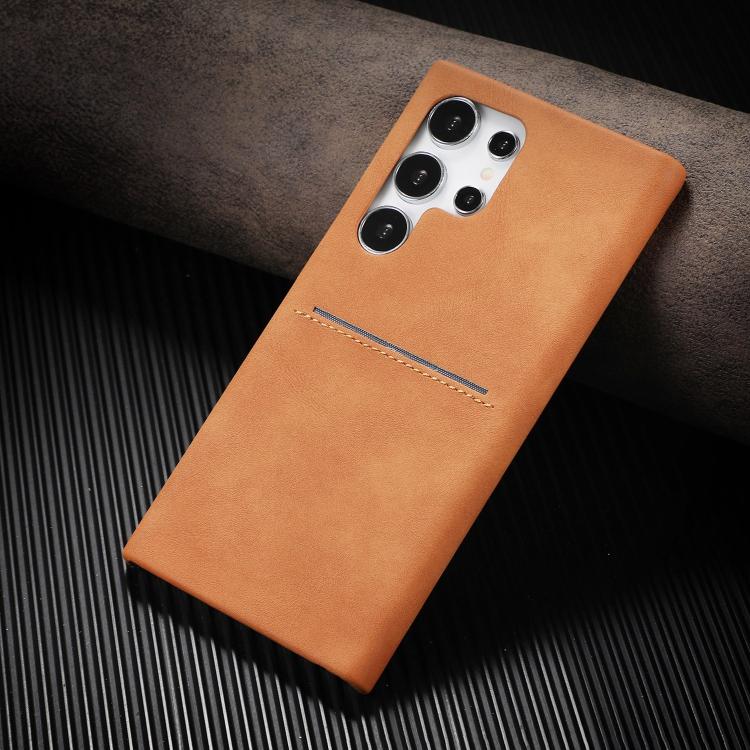 Skin Feel Sheepskin Card Slot Phone Case