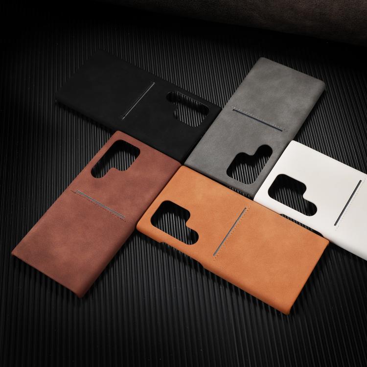 Skin Feel Sheepskin Card Slot Phone Case