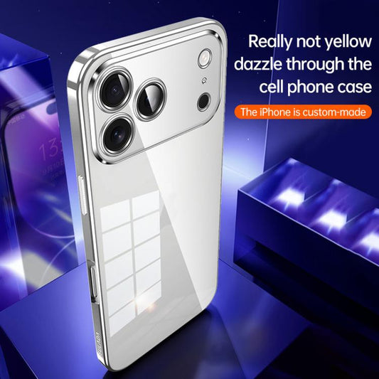 SULADA Shine Through Series Plating TPU Transparent Phone Case